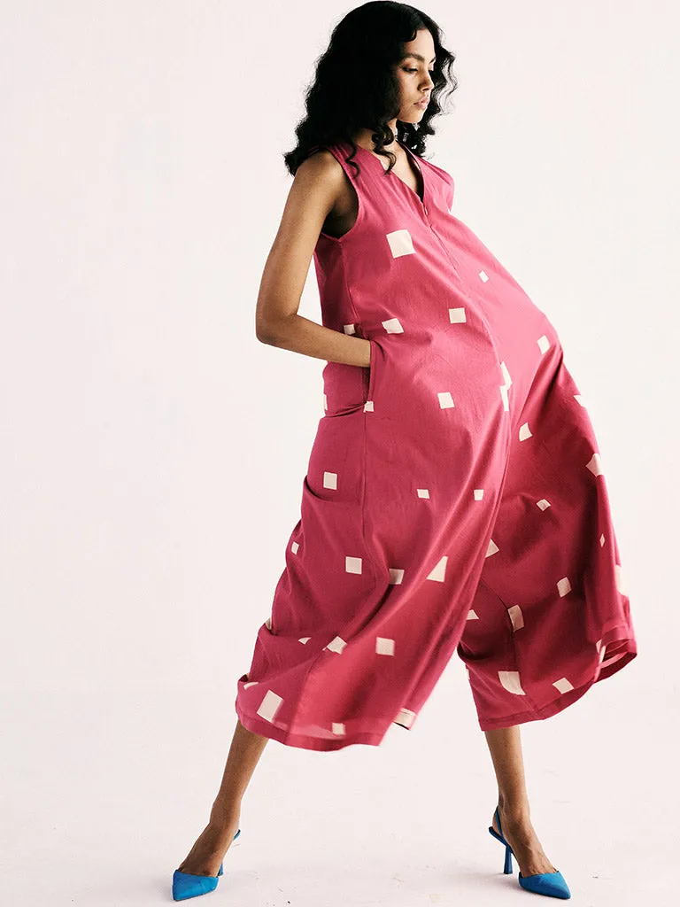 Pink Matrix Jumpsuit