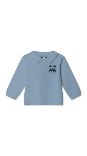 POLO LS KIDS CLASSIC SKY BLUE