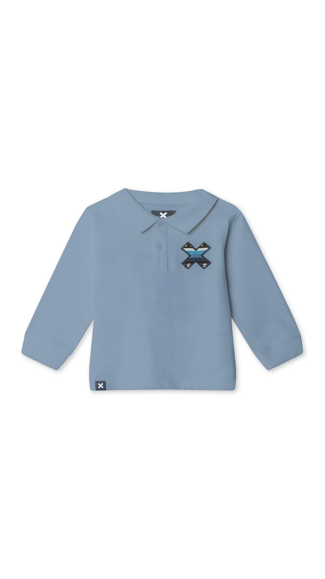 POLO LS KIDS CLASSIC SKY BLUE