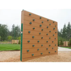 Poly Rock Playground Climbing Wall (12 Ft Wide)