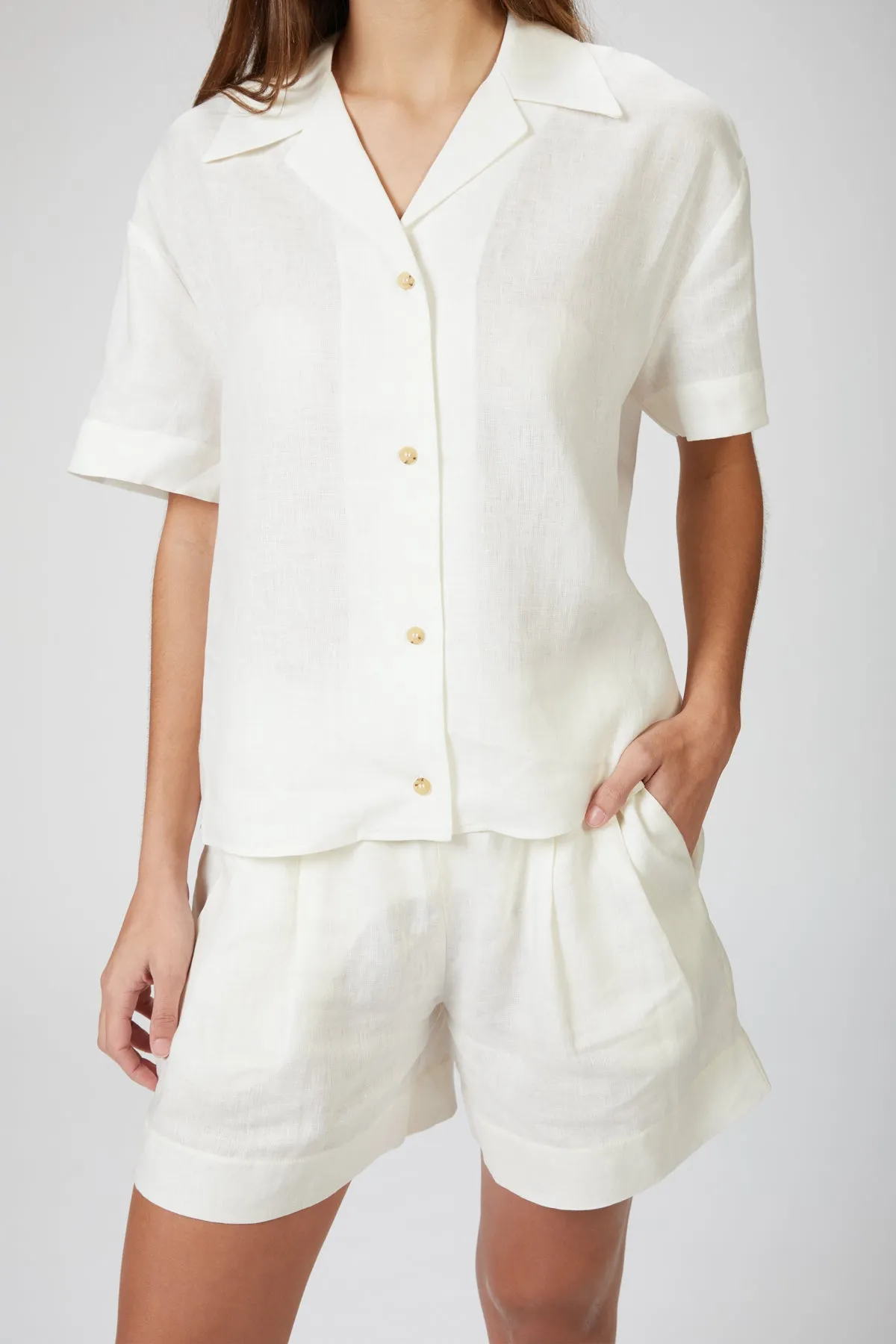 PRAGUE ORGANIC LINEN SHIRT