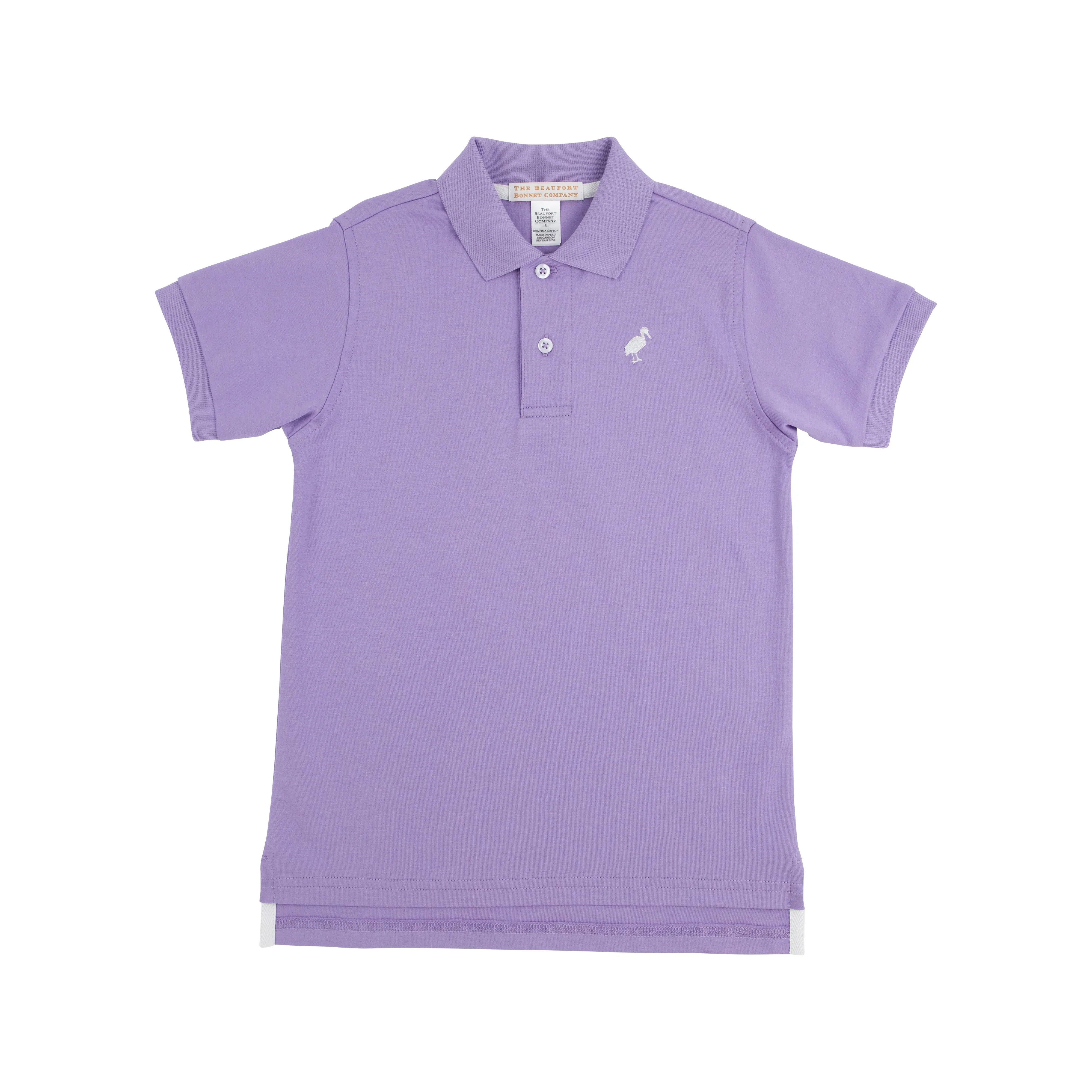 Prim & Proper Polo - Palisades Purple with Worth Avenue White Stork