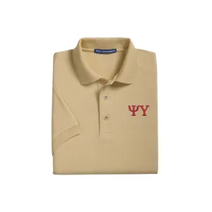 Psi Upsilon Cotton Pique Polo