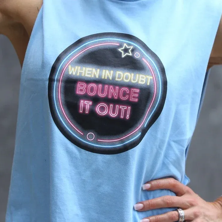 "Bounce It Out" Positivitee | Blue