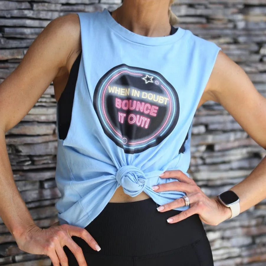 "Bounce It Out" Positivitee | Blue