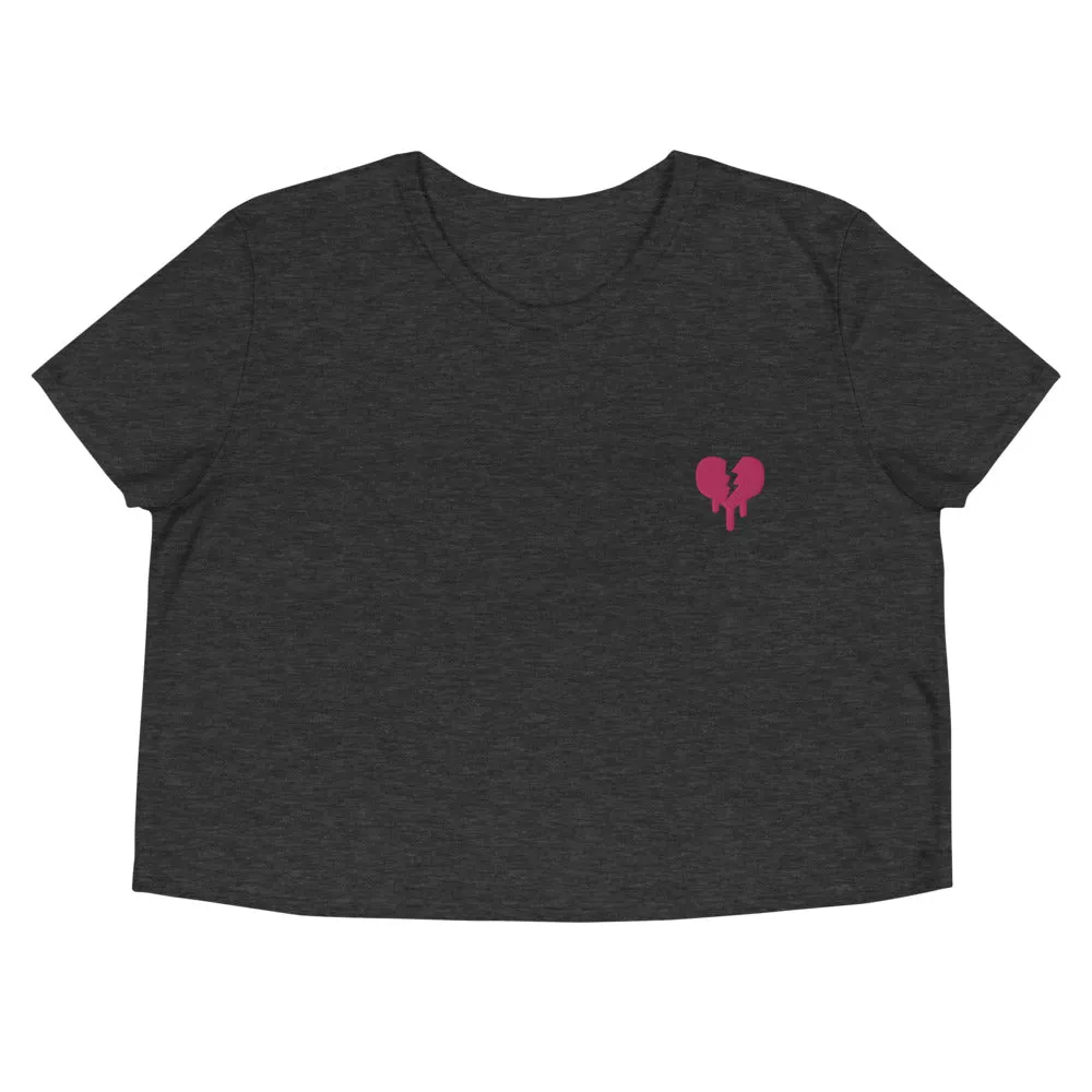 "Broken Heart" Crop Tee