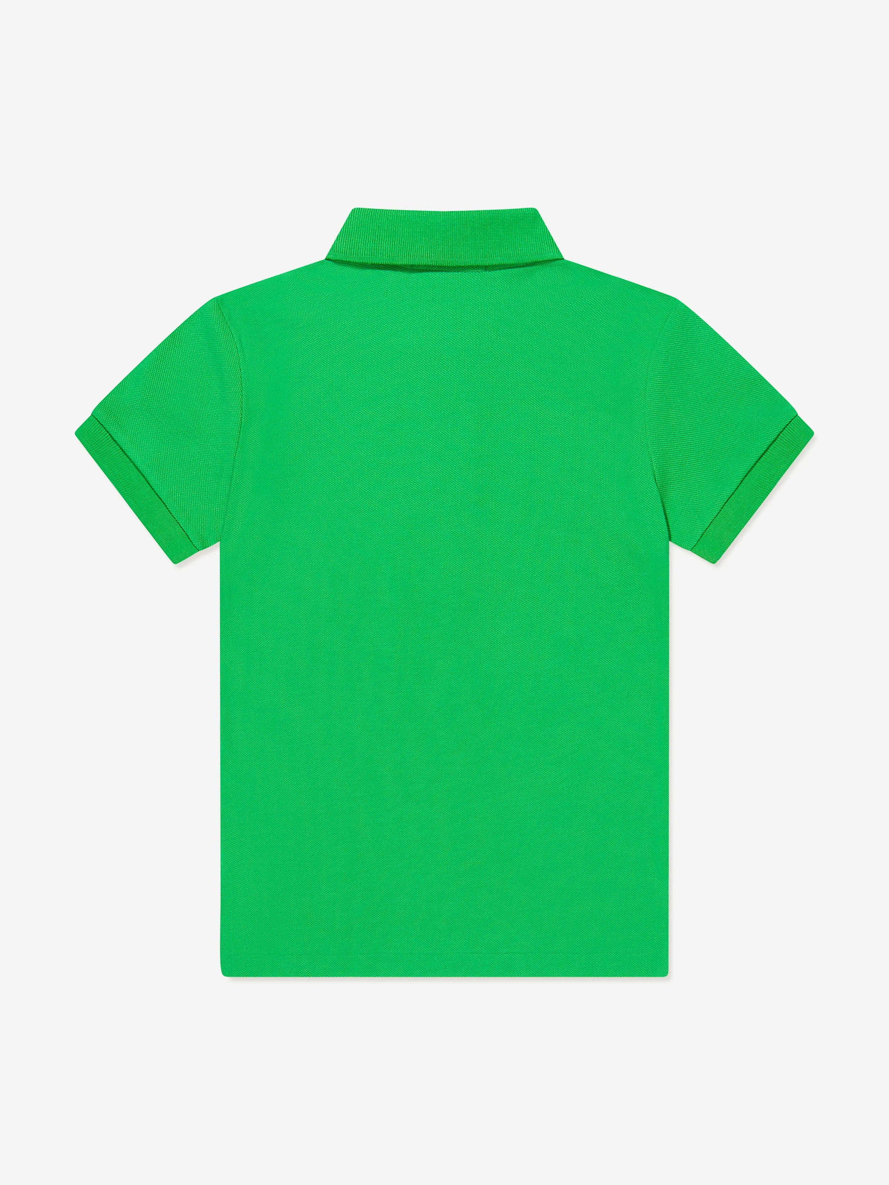 Ralph Lauren Boys Slim Fit Polo Shirt in Green