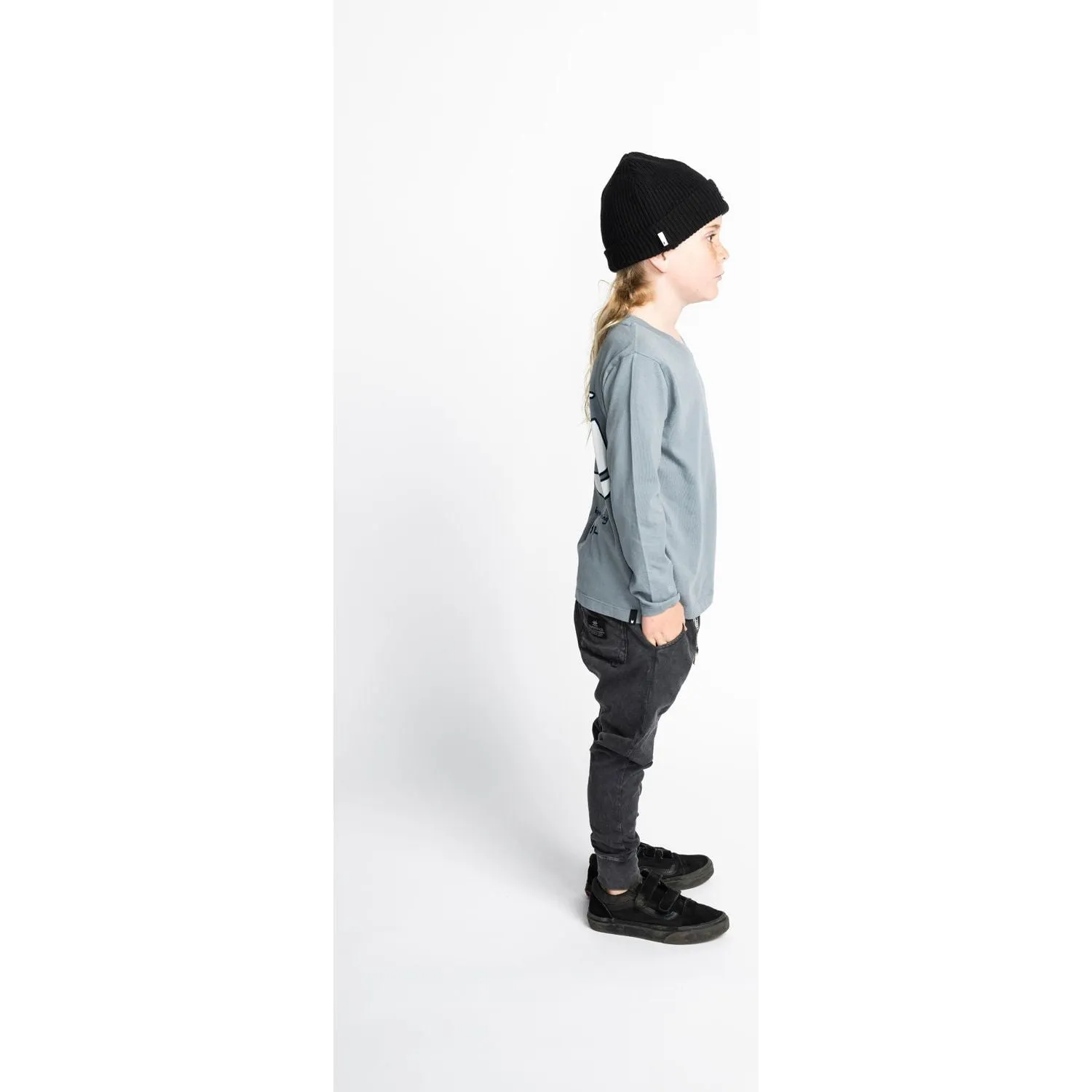 Recycle Ls Tee - Mid Blue