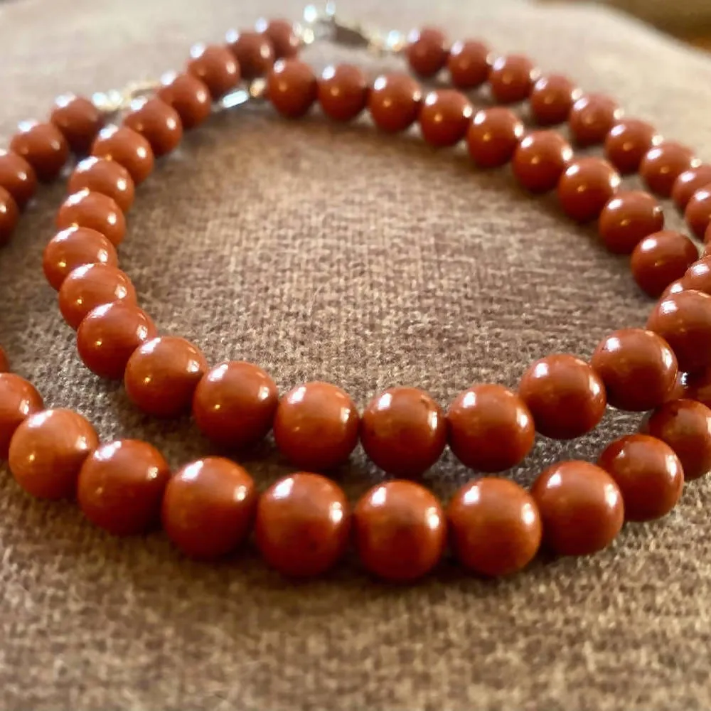 Red Jasper Men's Bracelet