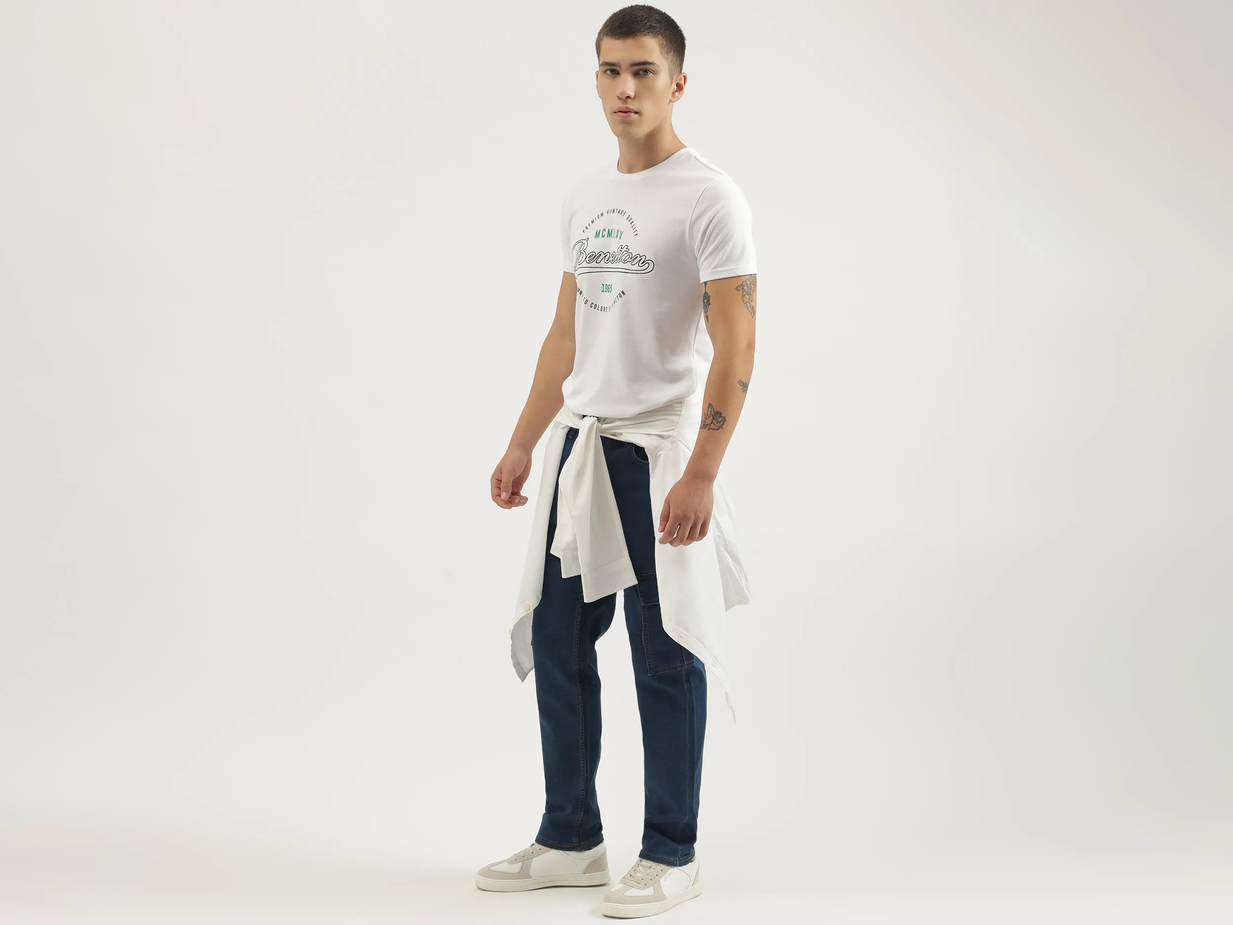 Regular Fit Round Neck Printed T-shirts
