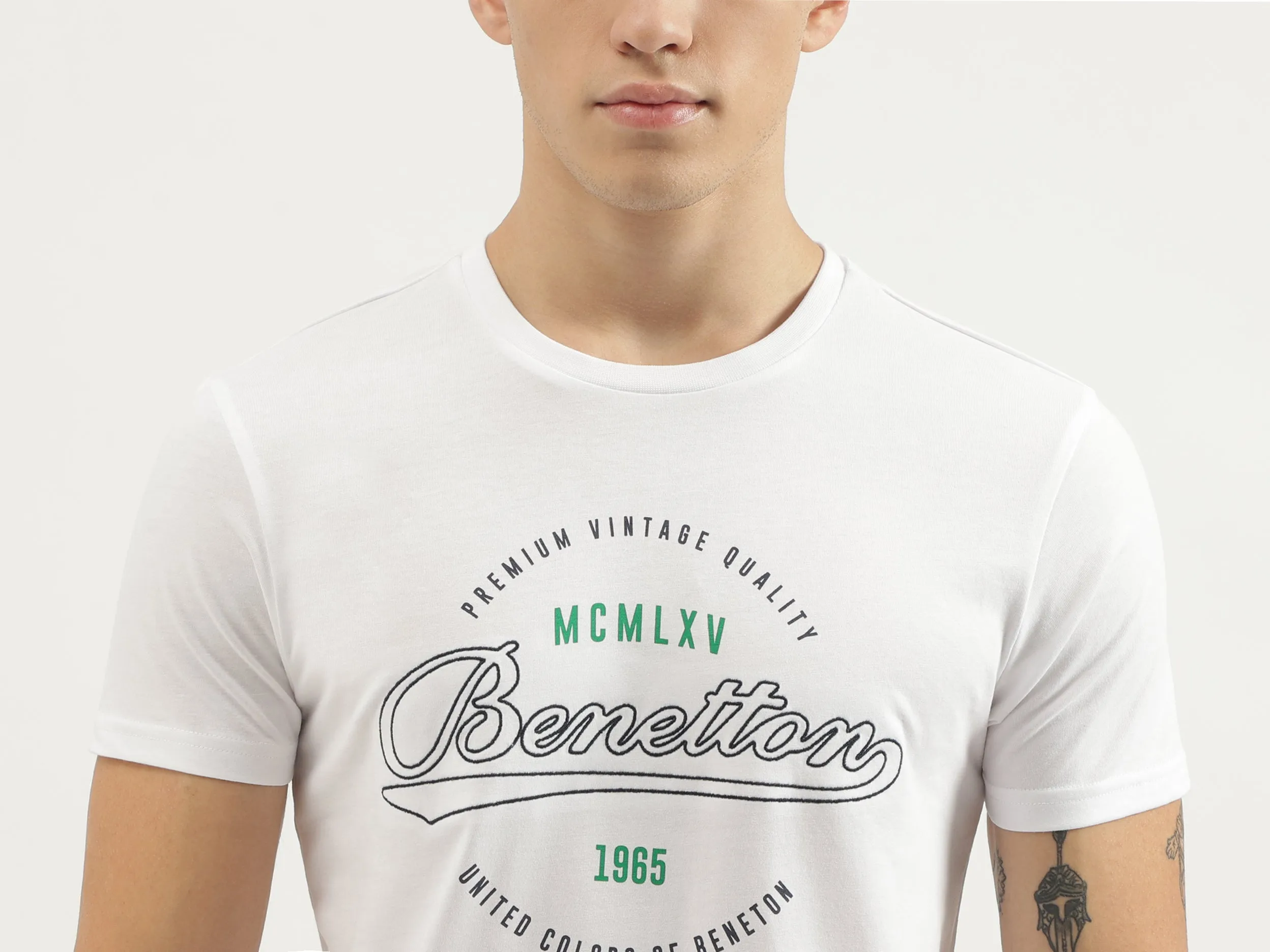 Regular Fit Round Neck Printed T-shirts