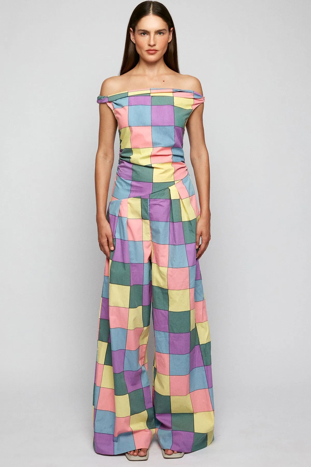 Rolled Shoulder Jumpsuit