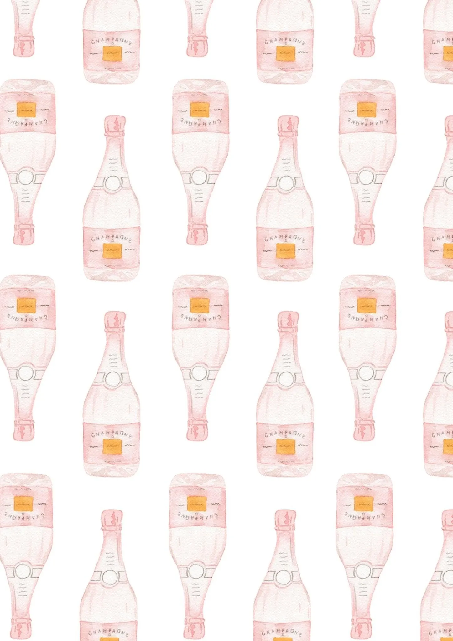 Rosé Watercolor Gift Wrap