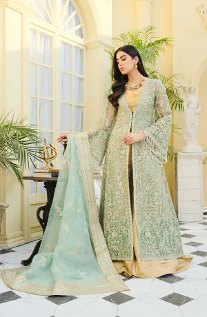 Sharara Dress Pakistani with Open Style Gown #PF417