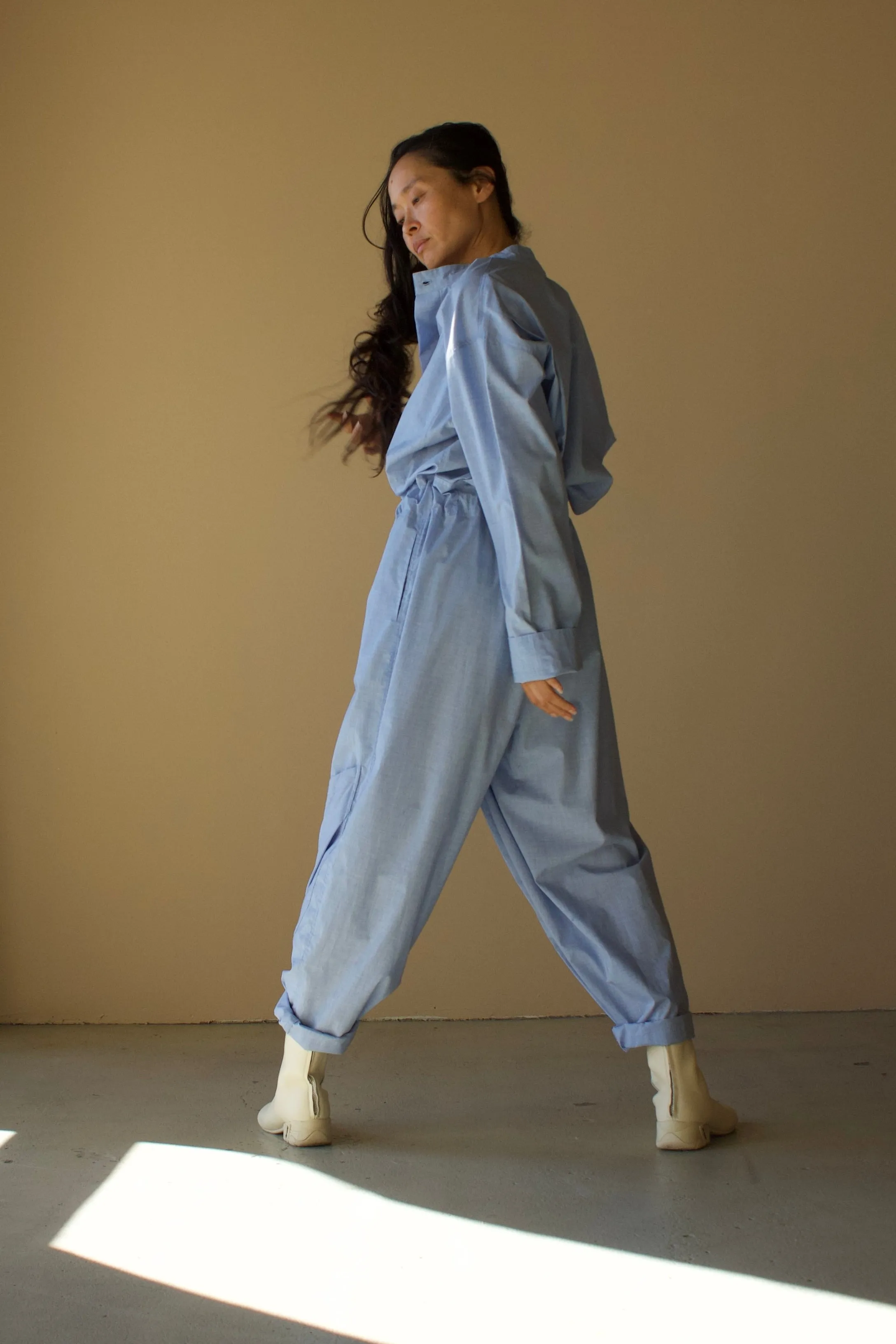 Shoplifter Jumpsuit French Blue {Made to Order}