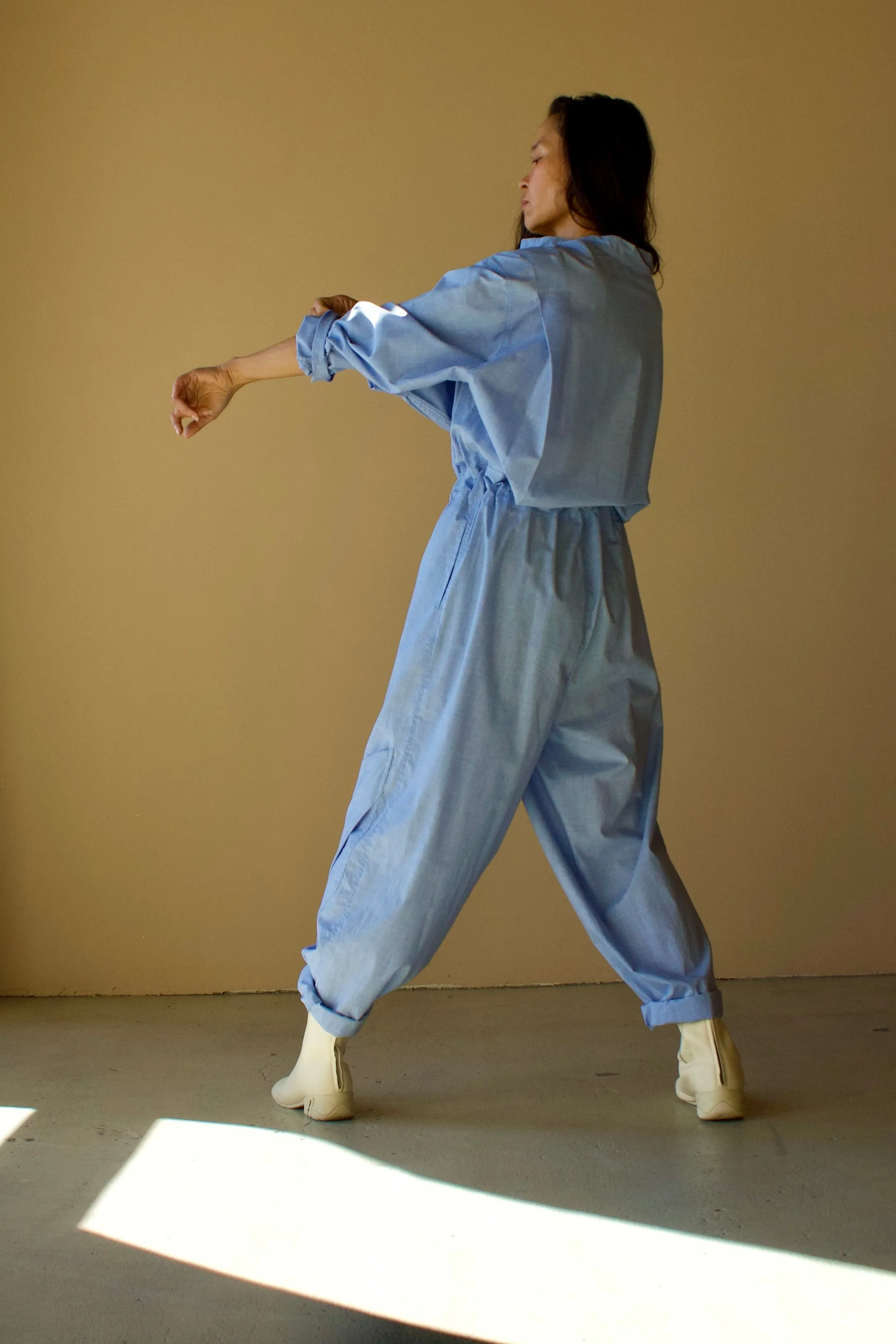 Shoplifter Jumpsuit French Blue {Made to Order}