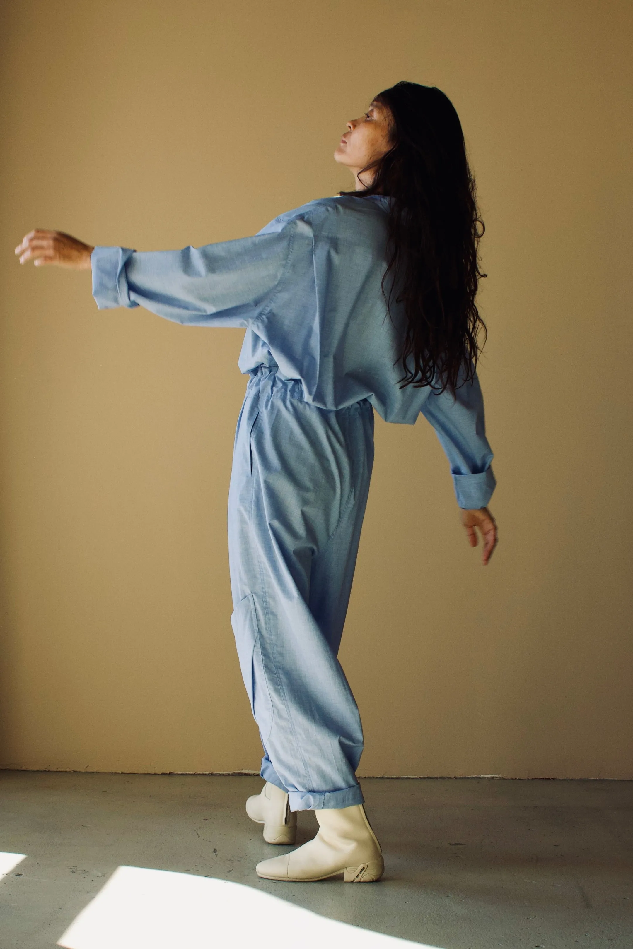 Shoplifter Jumpsuit French Blue {Made to Order}