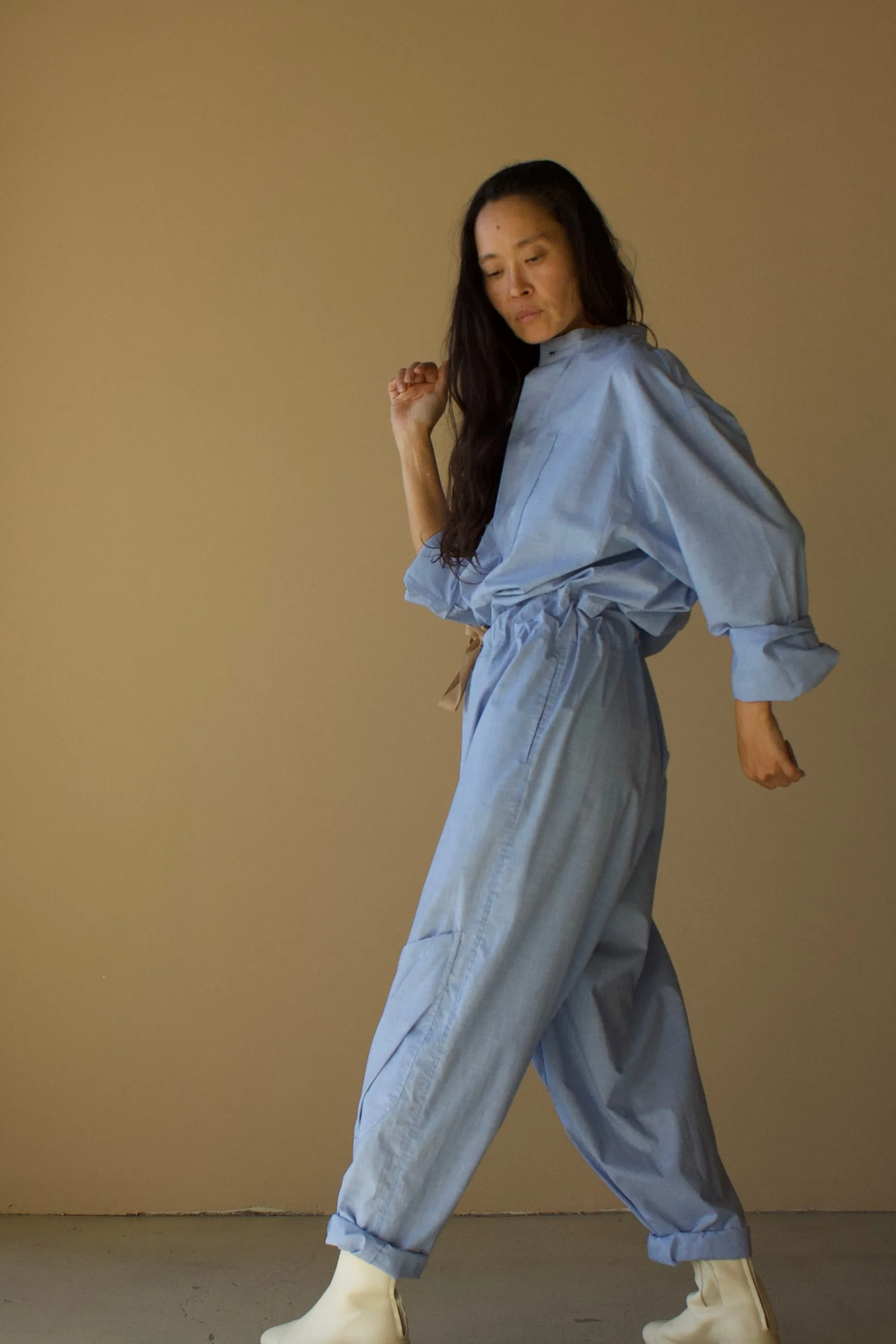 Shoplifter Jumpsuit French Blue {Made to Order}