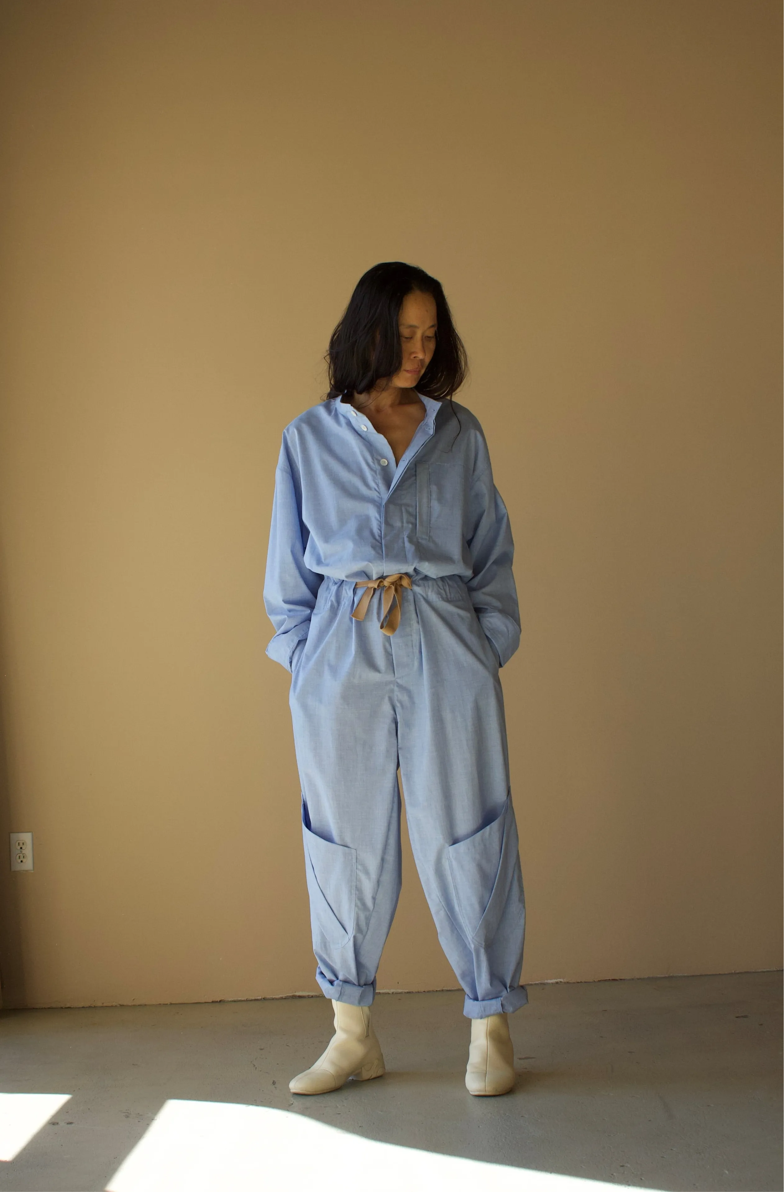 Shoplifter Jumpsuit French Blue {Made to Order}