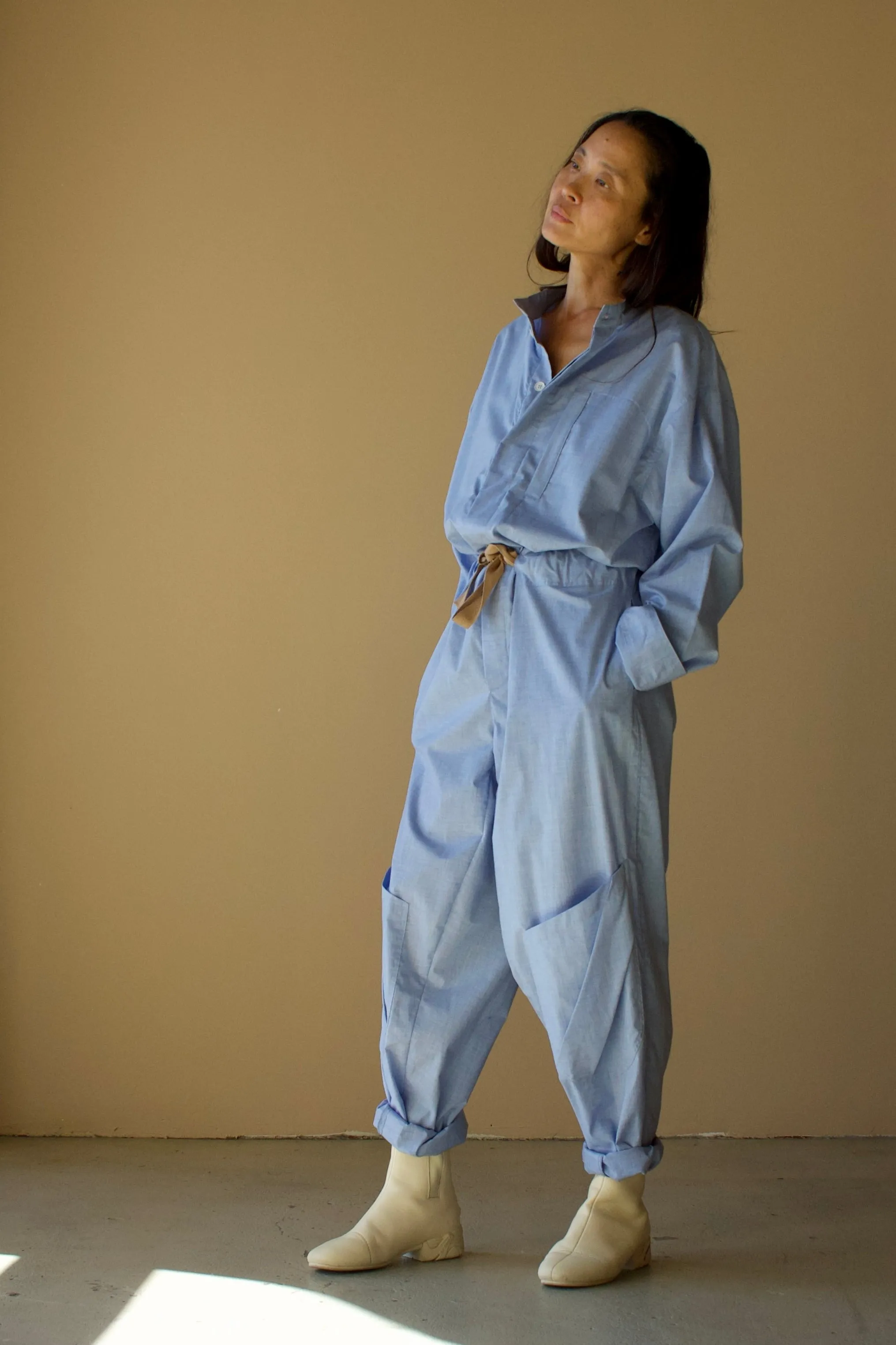 Shoplifter Jumpsuit French Blue {Made to Order}