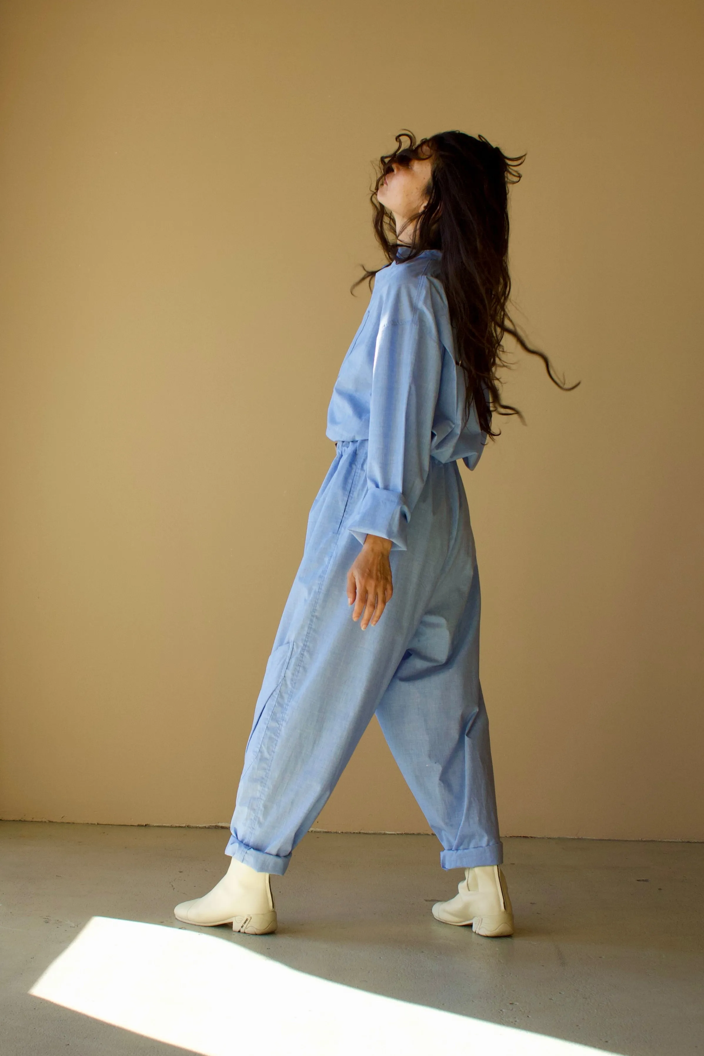 Shoplifter Jumpsuit French Blue {Made to Order}