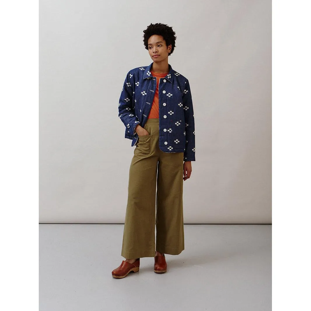 Sideline - Dawn embroidered reversible jacket