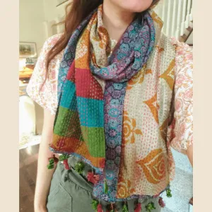 Silk Sari Scarf
