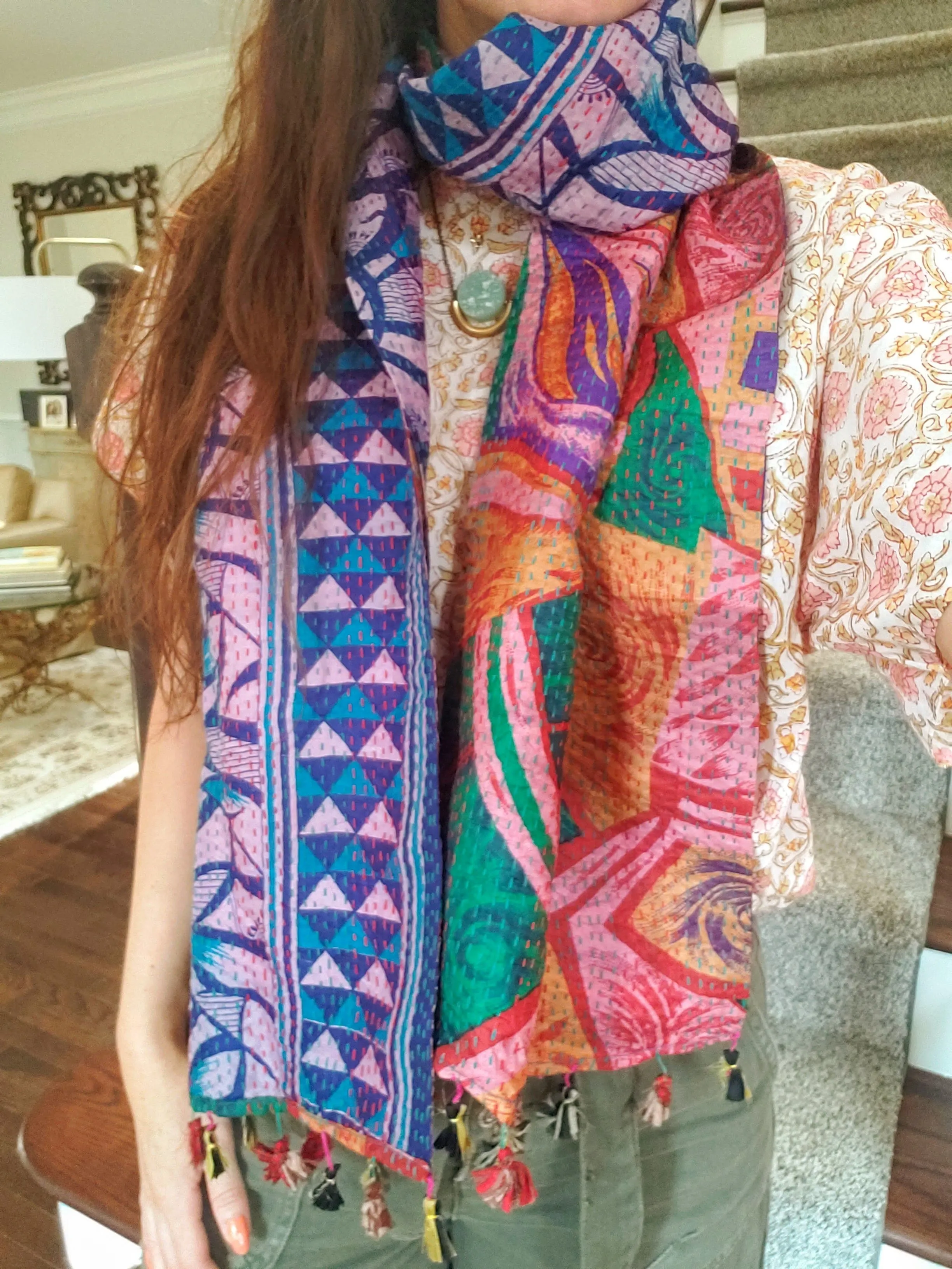 Silk Sari Scarf