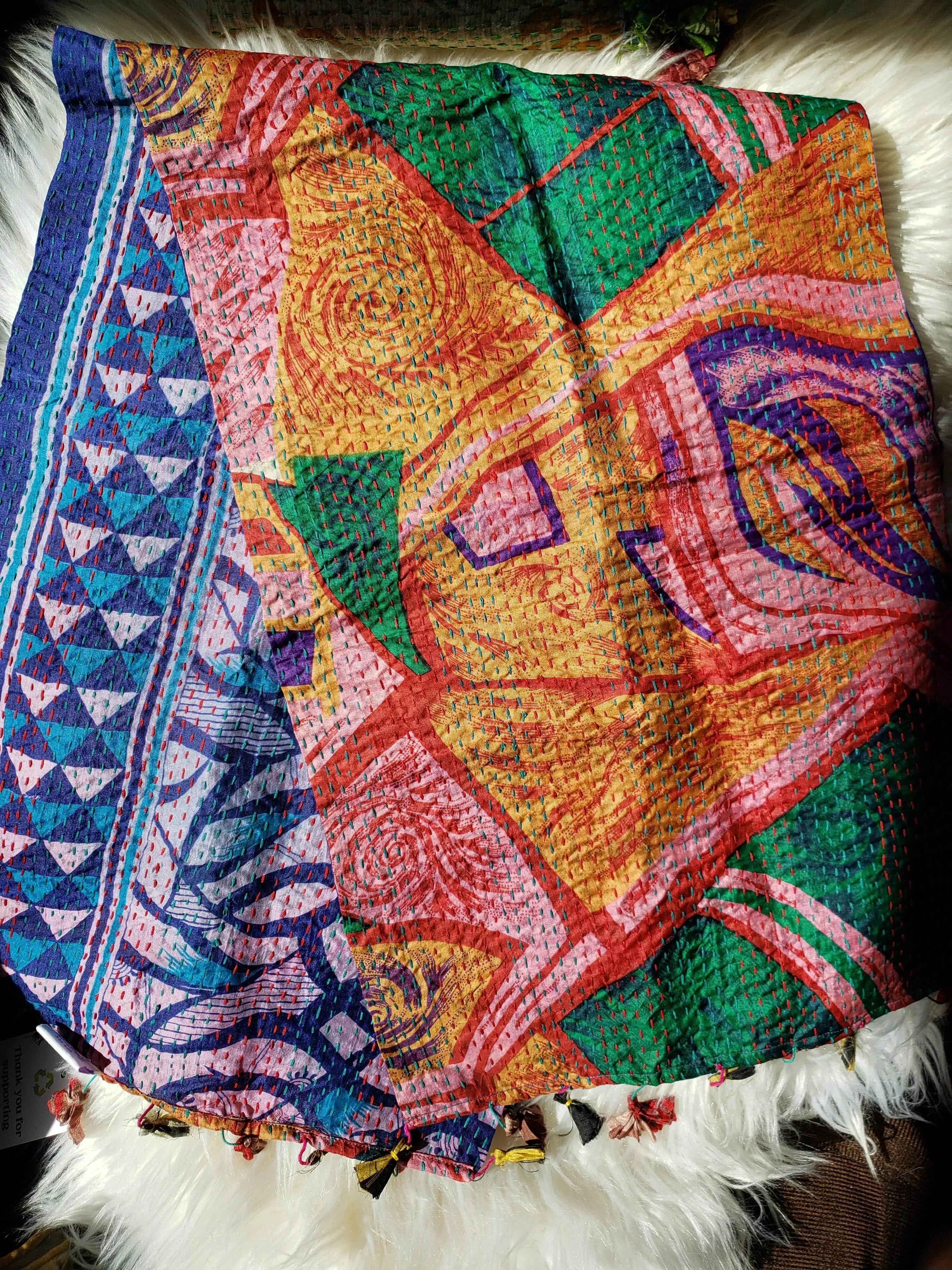 Silk Sari Scarf