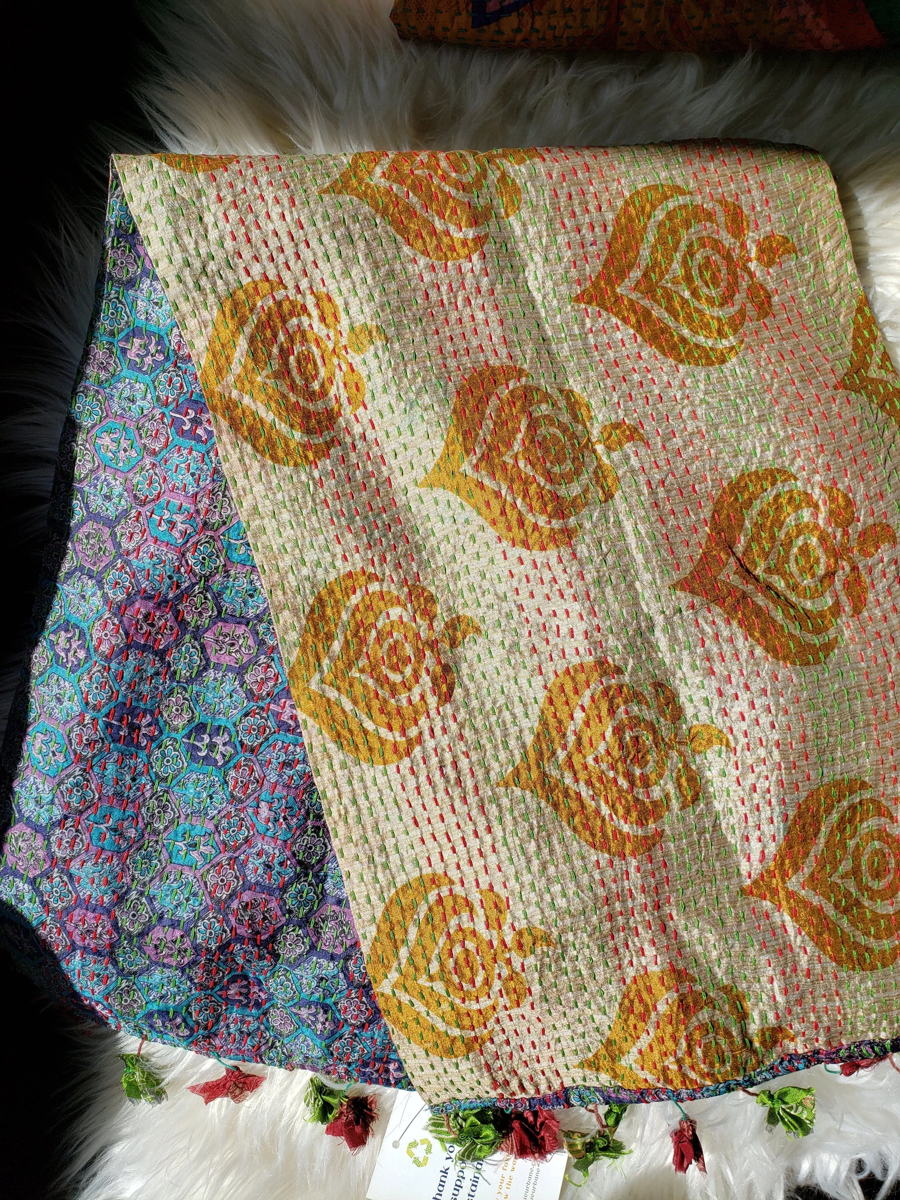Silk Sari Scarf
