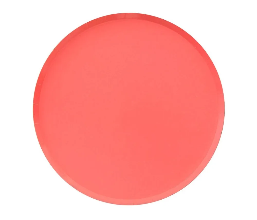 Solid Brights : Plates : Coral