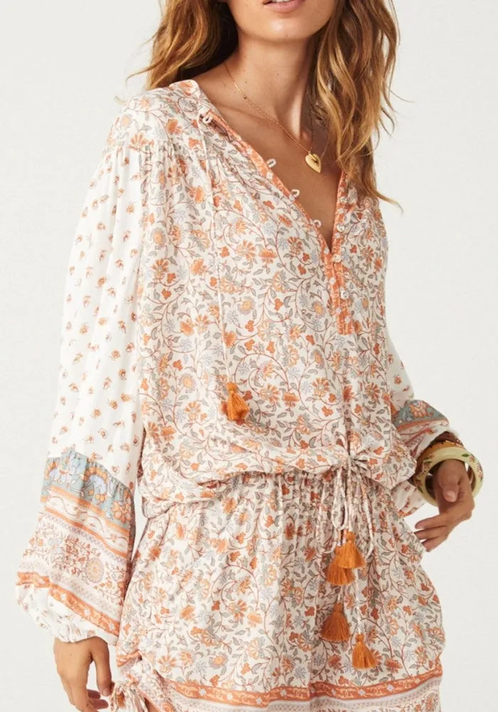 Sunshine Bandit Blouse - Desert Sage