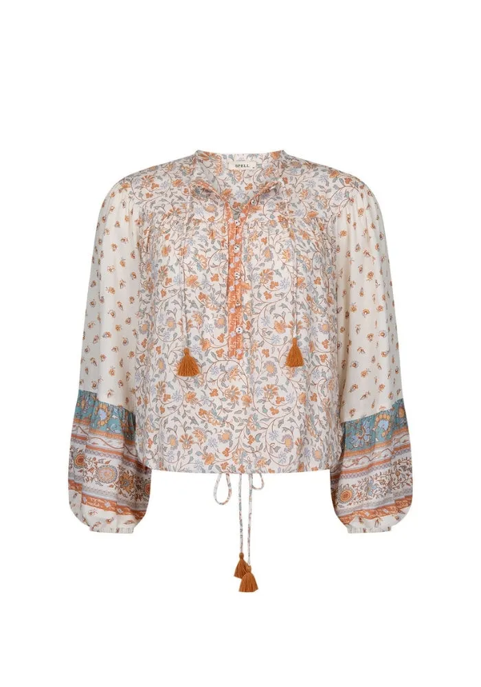 Sunshine Bandit Blouse - Desert Sage