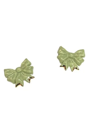 Susan Gordon Sage Bow Studs