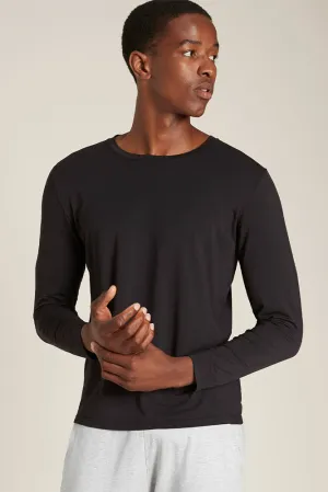 Sustainable Mens Long Sleeve Crew Neck