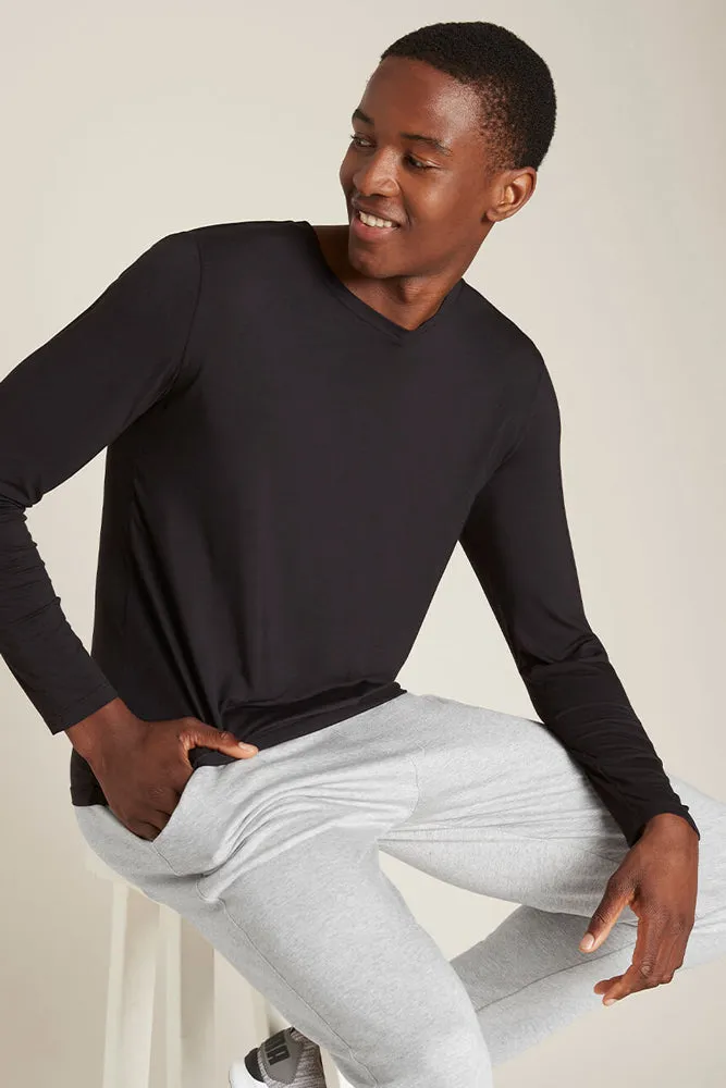Sustainable Mens Long Sleeve Crew Neck
