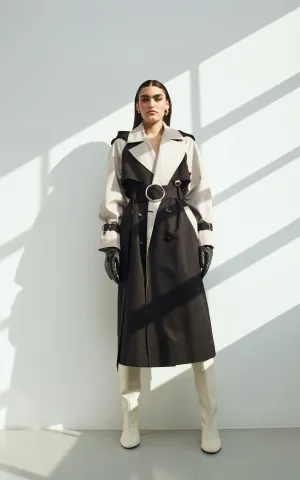 SUSTAINABLE WATER RESISTANT TRENCH COAT