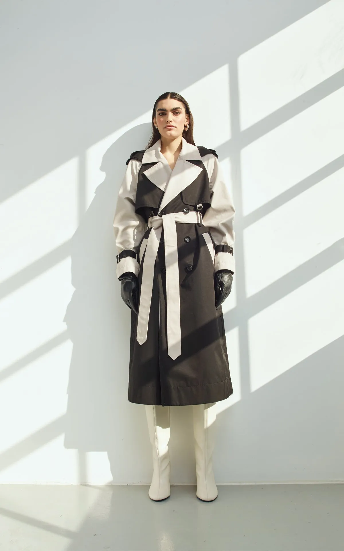 SUSTAINABLE WATER RESISTANT TRENCH COAT