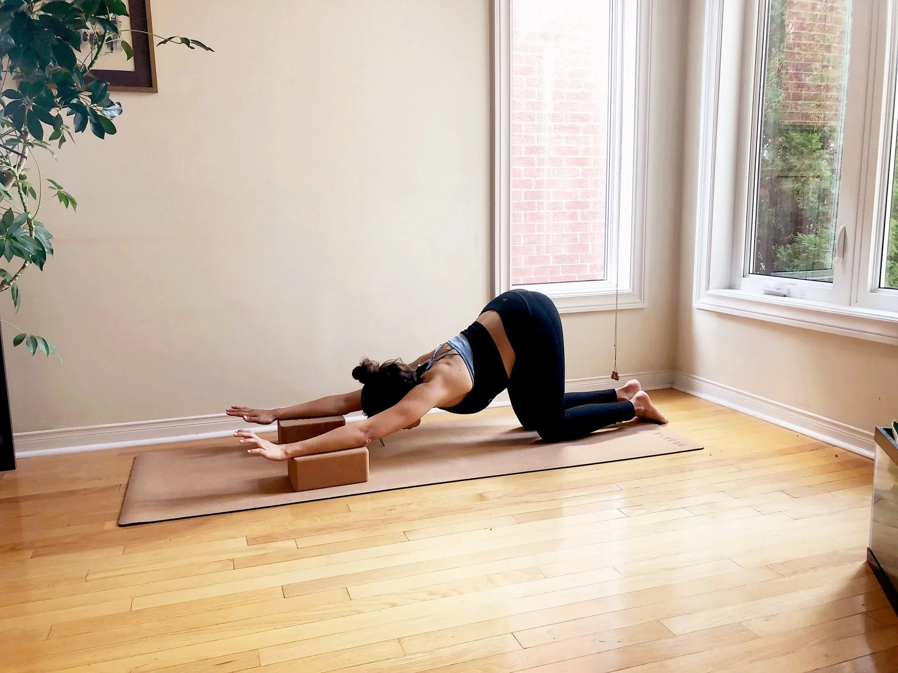 Sustainable Yoga Cork Blocks- Natural Fitness Cork