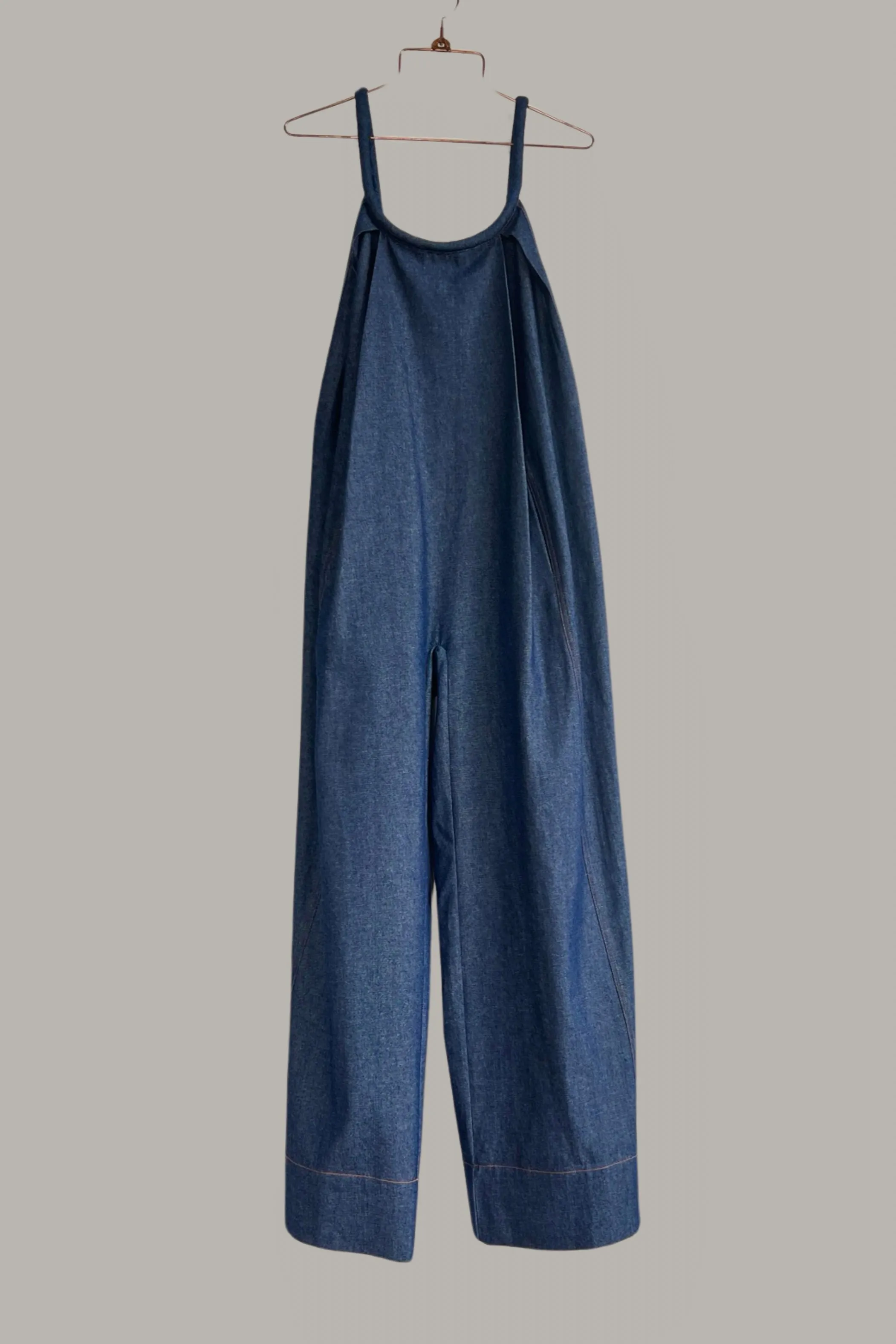Swanfold Indigo Denim Jumpsuit {Made to Order}