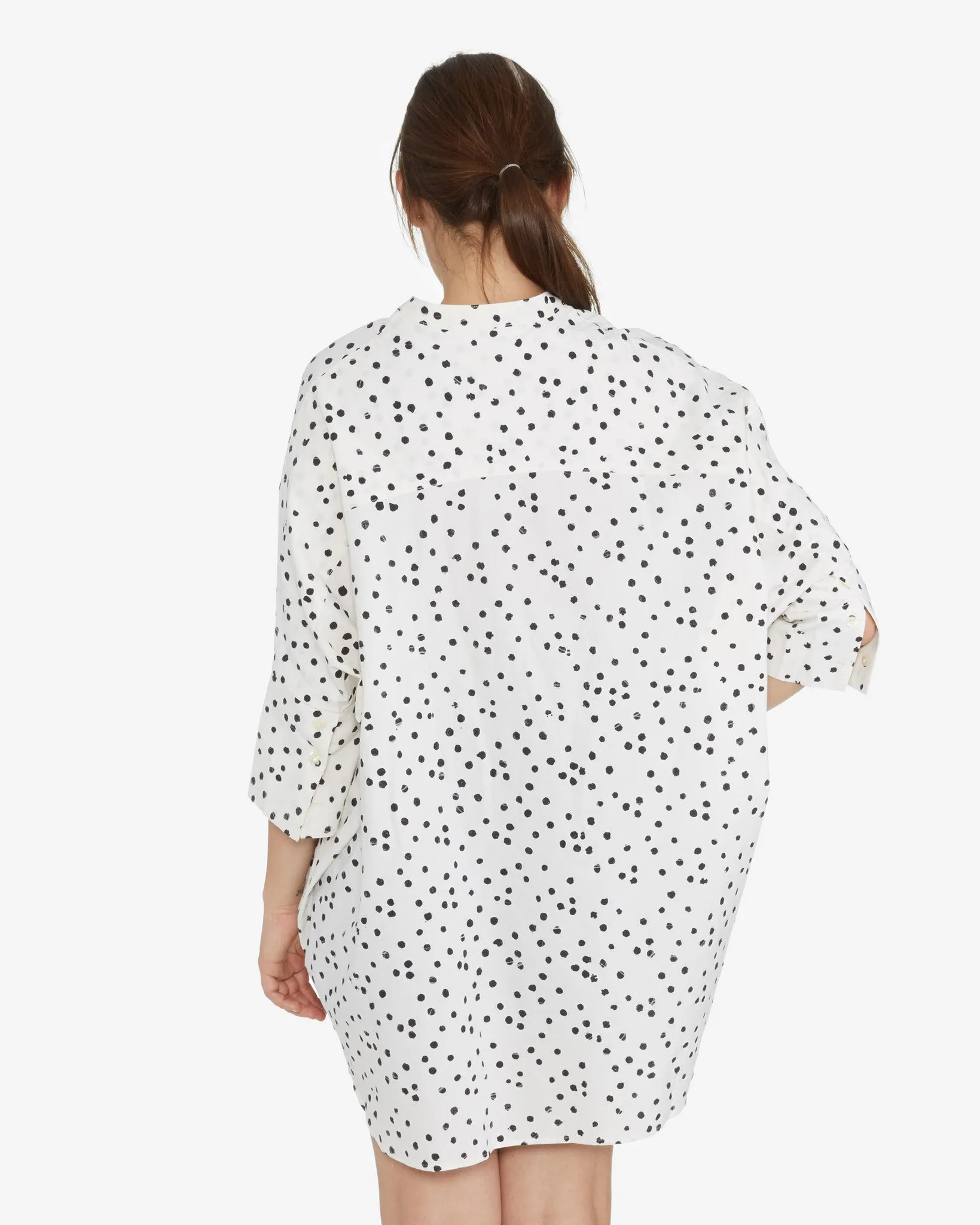 The Podolls Parachute Shirt | Black Dots