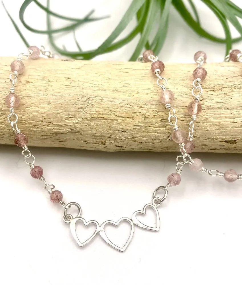 Three Hearts Necklace