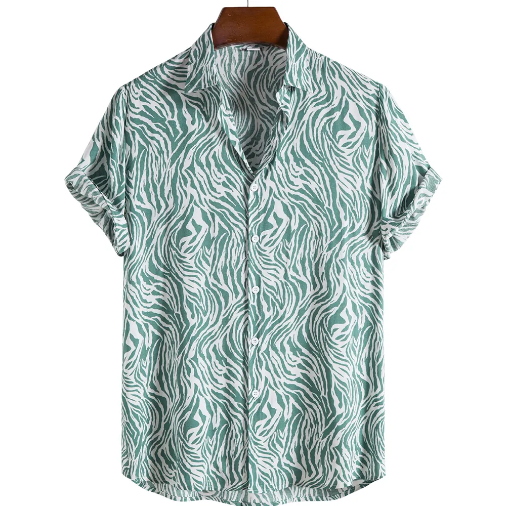 Tiger-print polo shirt: Zeus