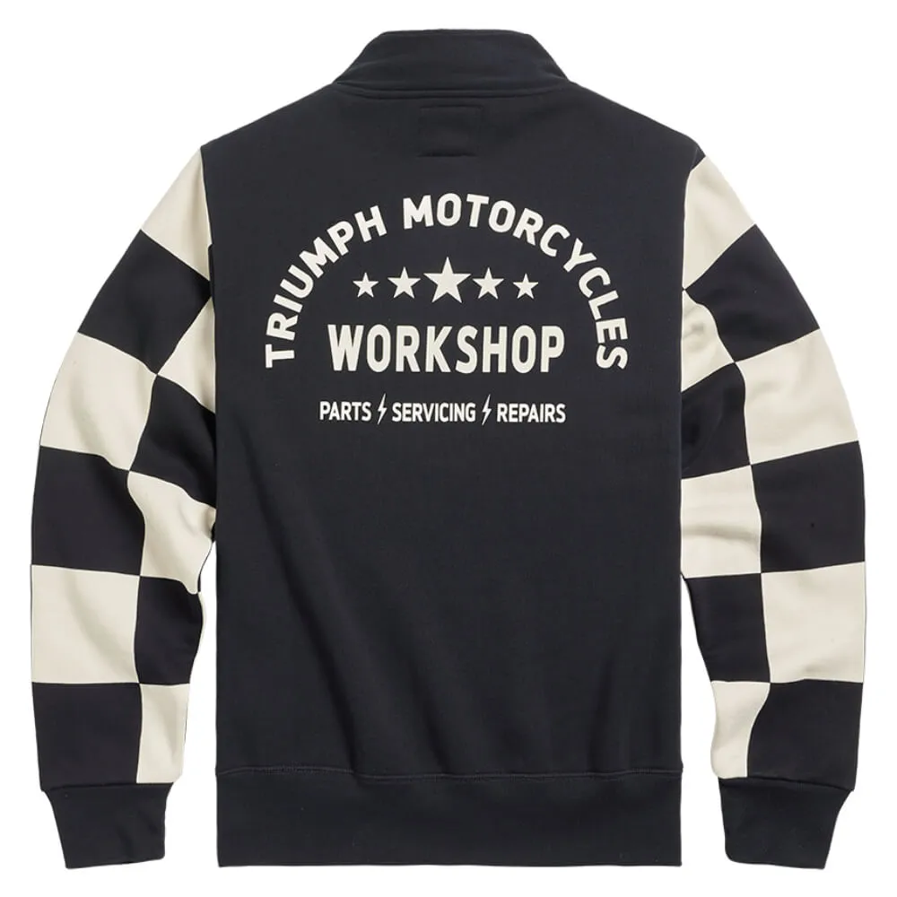 Triumph Prewitt 1/4 Zip Sweat Black / Bone