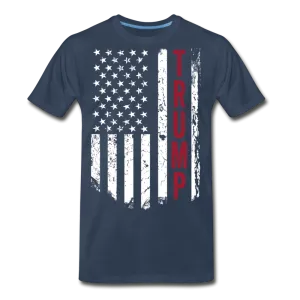Trump American Flag Men’s Premium Organic T-Shirt (CK1569)