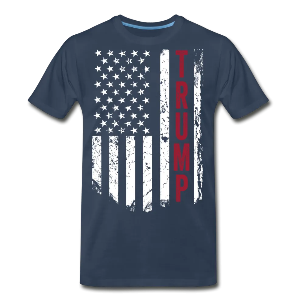 Trump American Flag Men’s Premium Organic T-Shirt