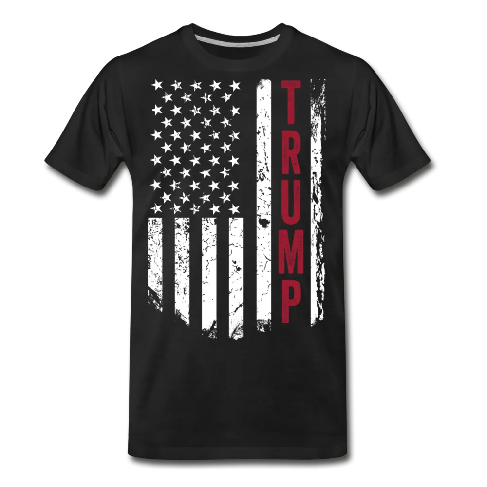 Trump American Flag Men’s Premium Organic T-Shirt
