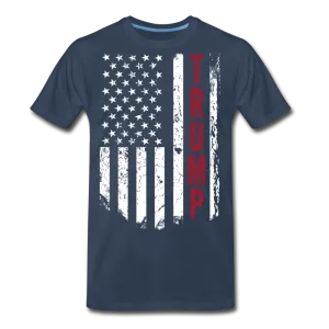 Trump American Flag Men’s Premium Organic T-Shirt