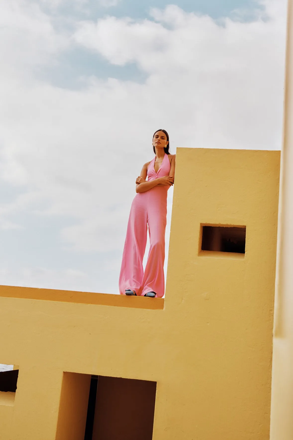 Twisted Halter Jumpsuit