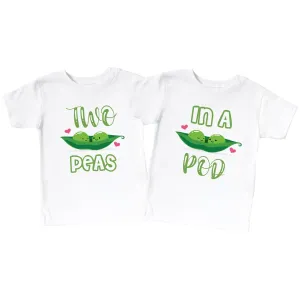 Two Peas In A Pod Twins T Shirts
